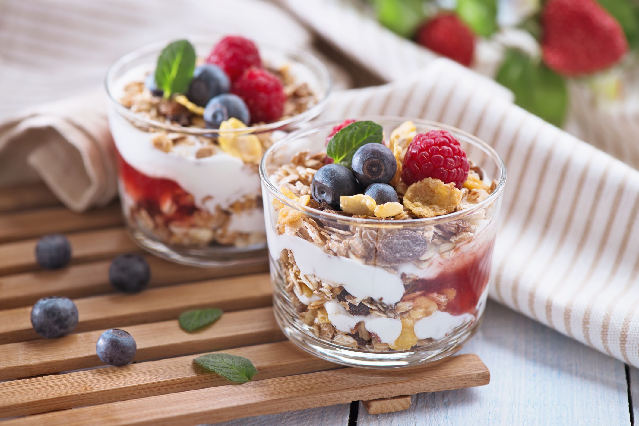 5-Minute Greek Yogurt Parfaits