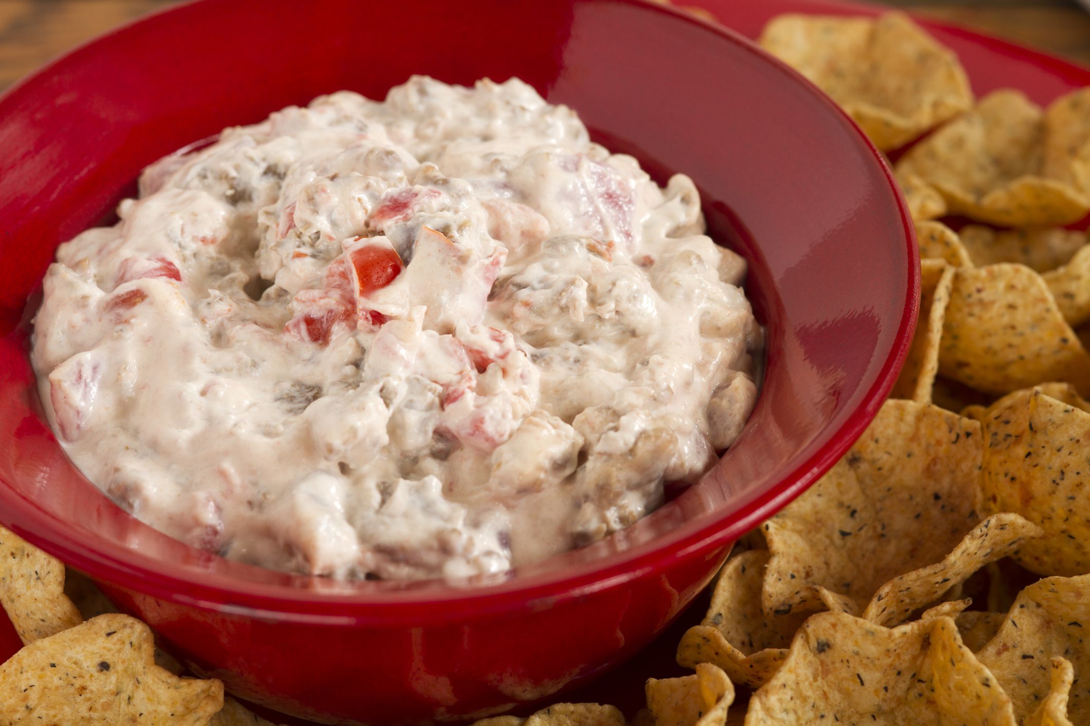 11. 3-Ingredient Cream Cheese Rotel Dip