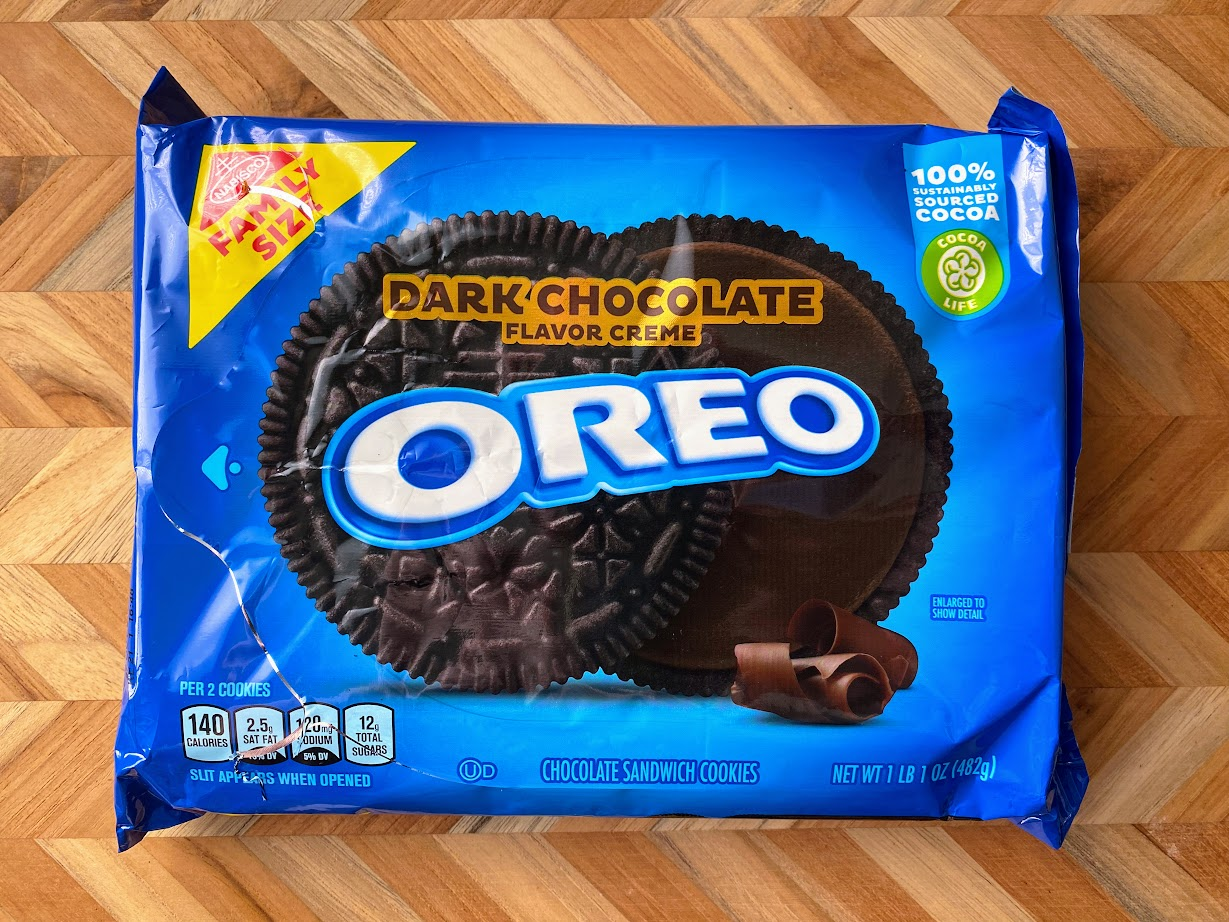 Dark chocolate Oreos