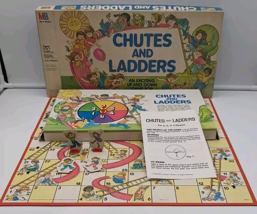 Chutes and ladders vintage