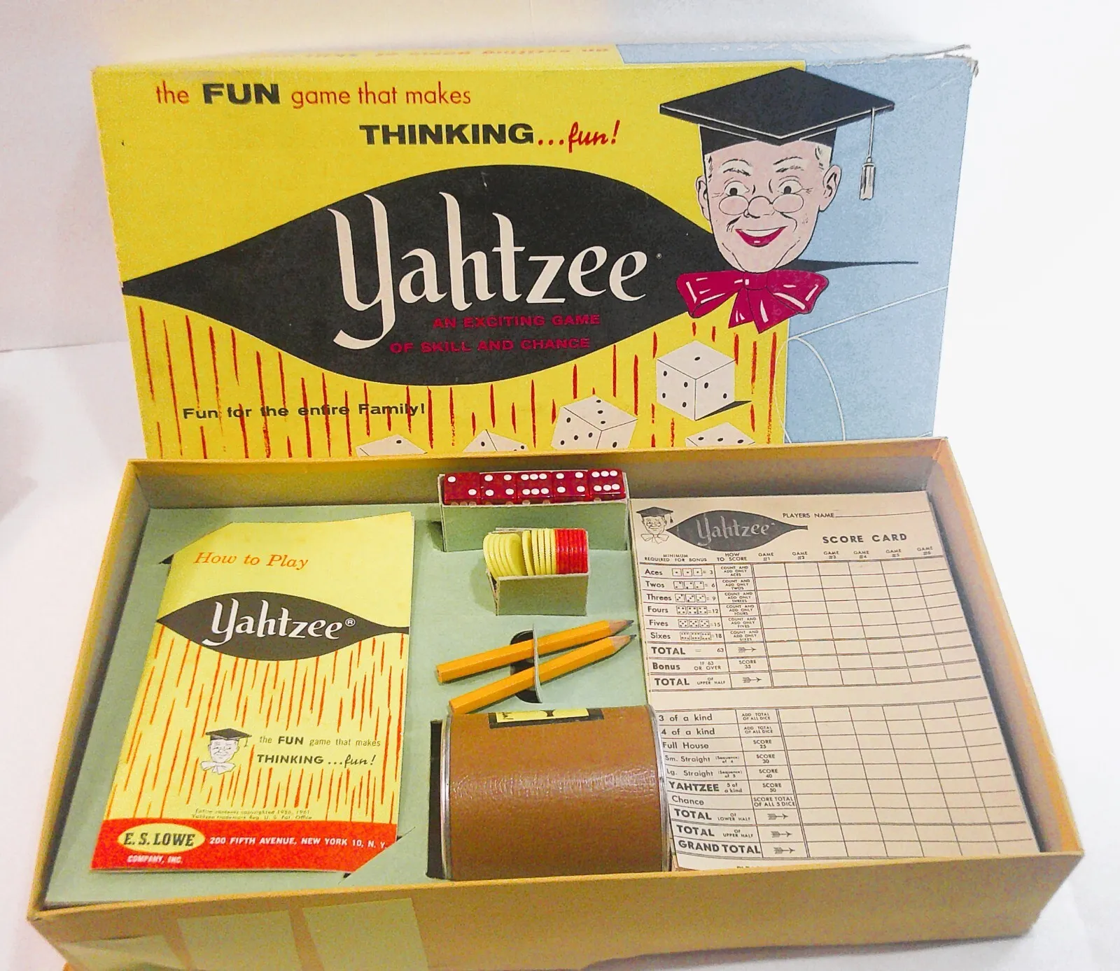 vintage Yahtzee