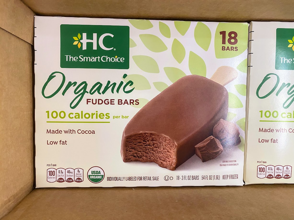 HC organic fudge bars costco