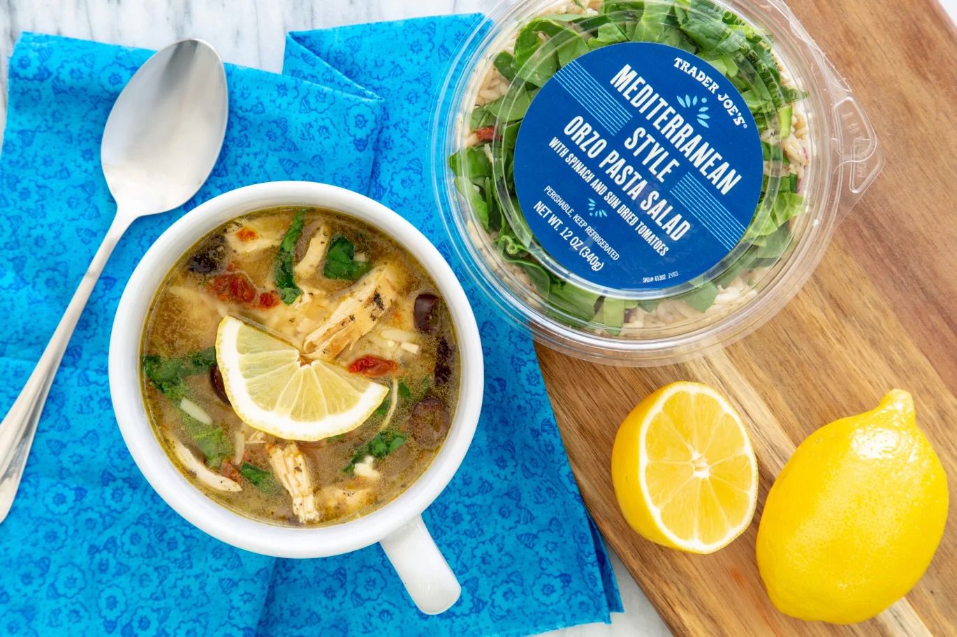 Mediterranean Style Orzo Pasta Salad Trader Joe's