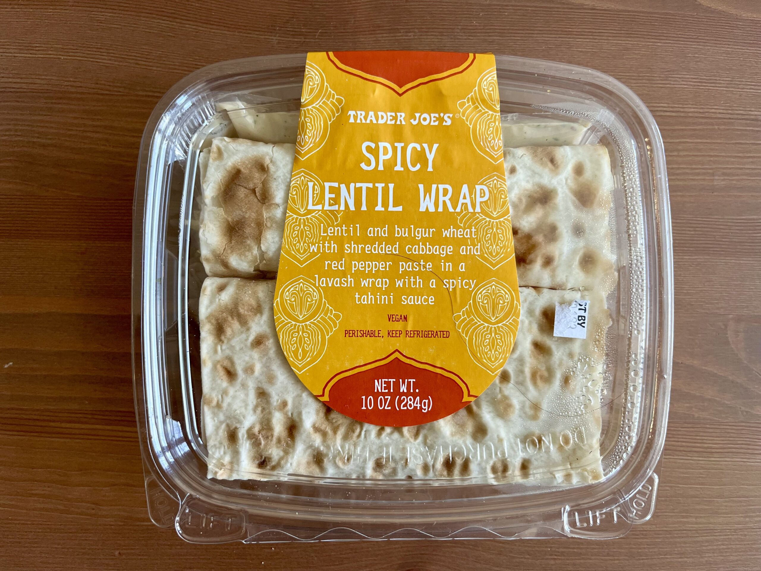 2. Spicy Lentil Wrap