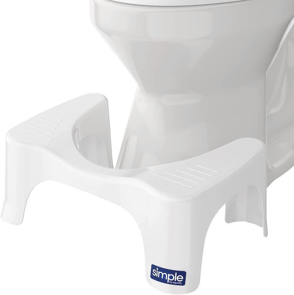 squatty potty and toilet