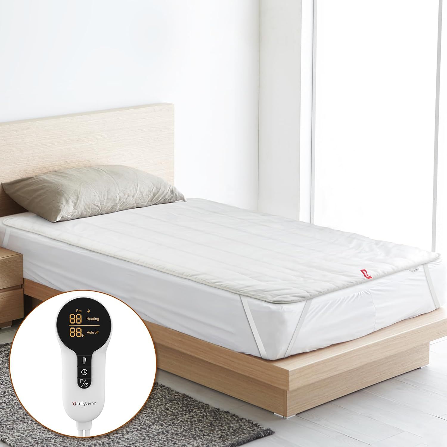 mattress pad on a bed