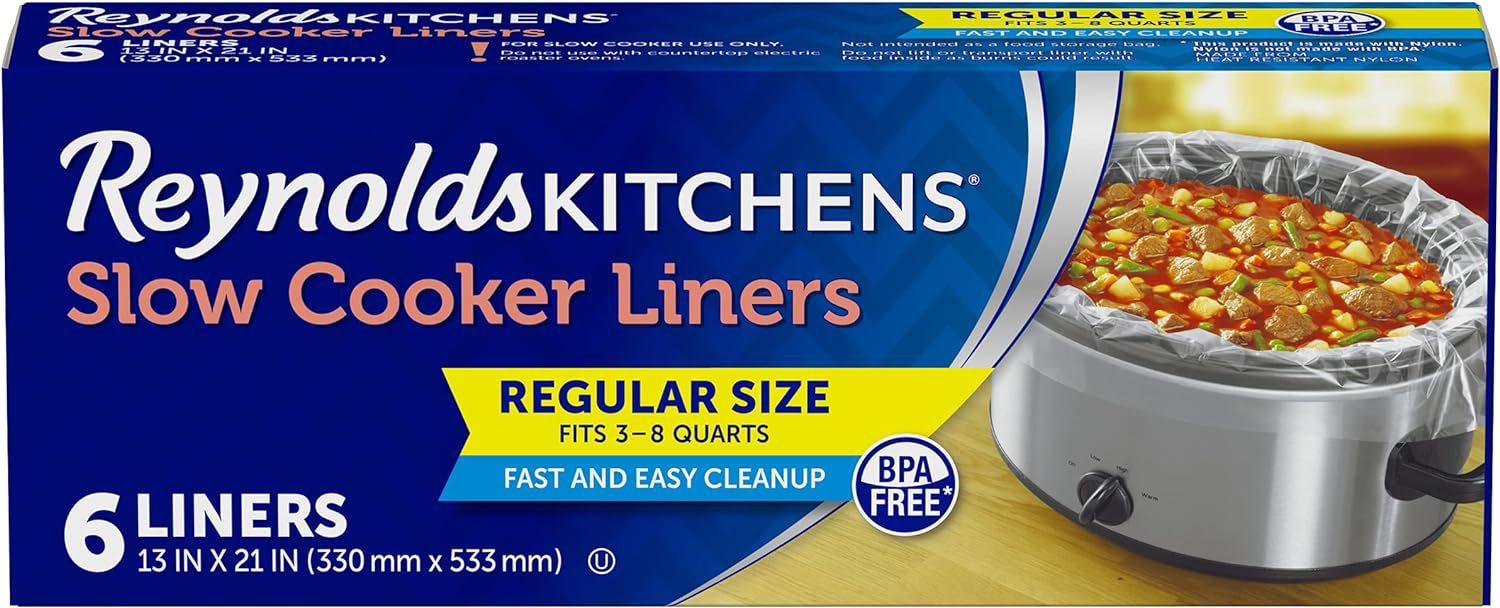 a box of slow cooker liners