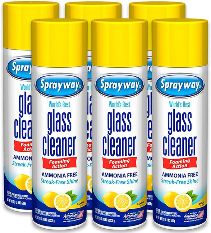 1. Sprayway Foaming Glass Cleaner