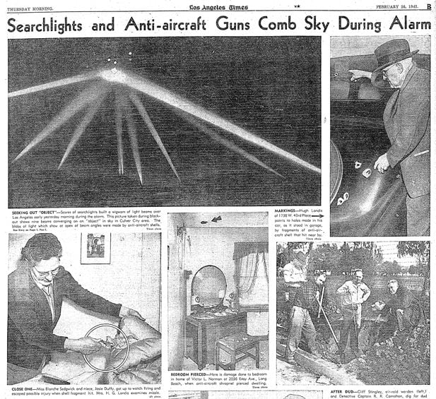 The Battle of Los Angeles, 1942
