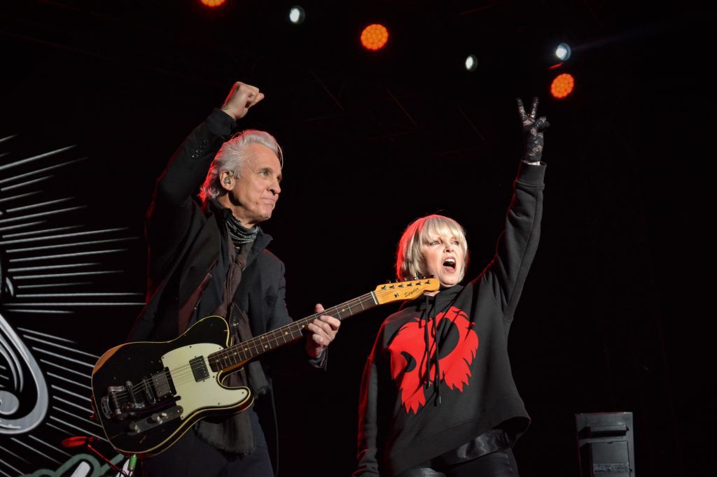Neil Giraldo and Pat Benatar perform during Remind GNP at Parque Bicentenario on March 7, 2020 in Mexico City, Mexico.