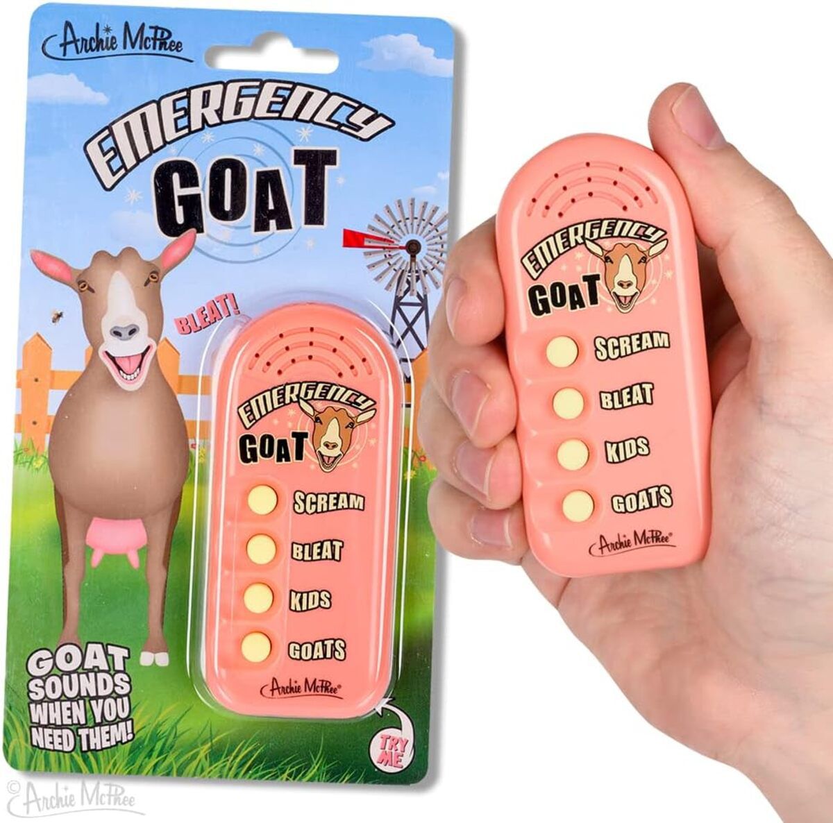 McPhee Accoutrements Emergency Goat Noisemaker
