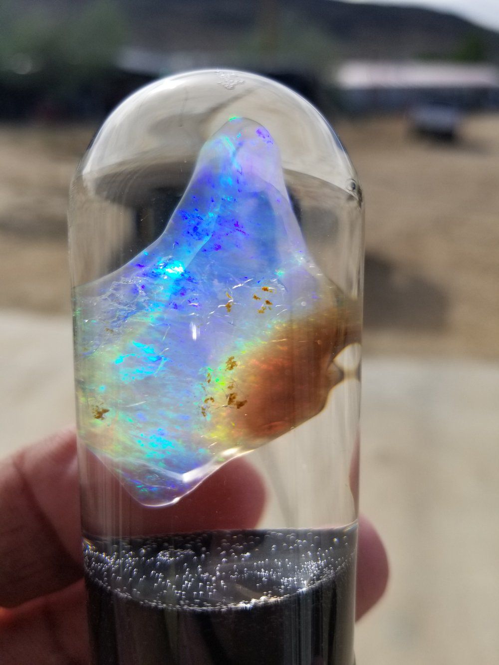 Opal Specimen, Rainbow Ridge Opal Mine, Nevada