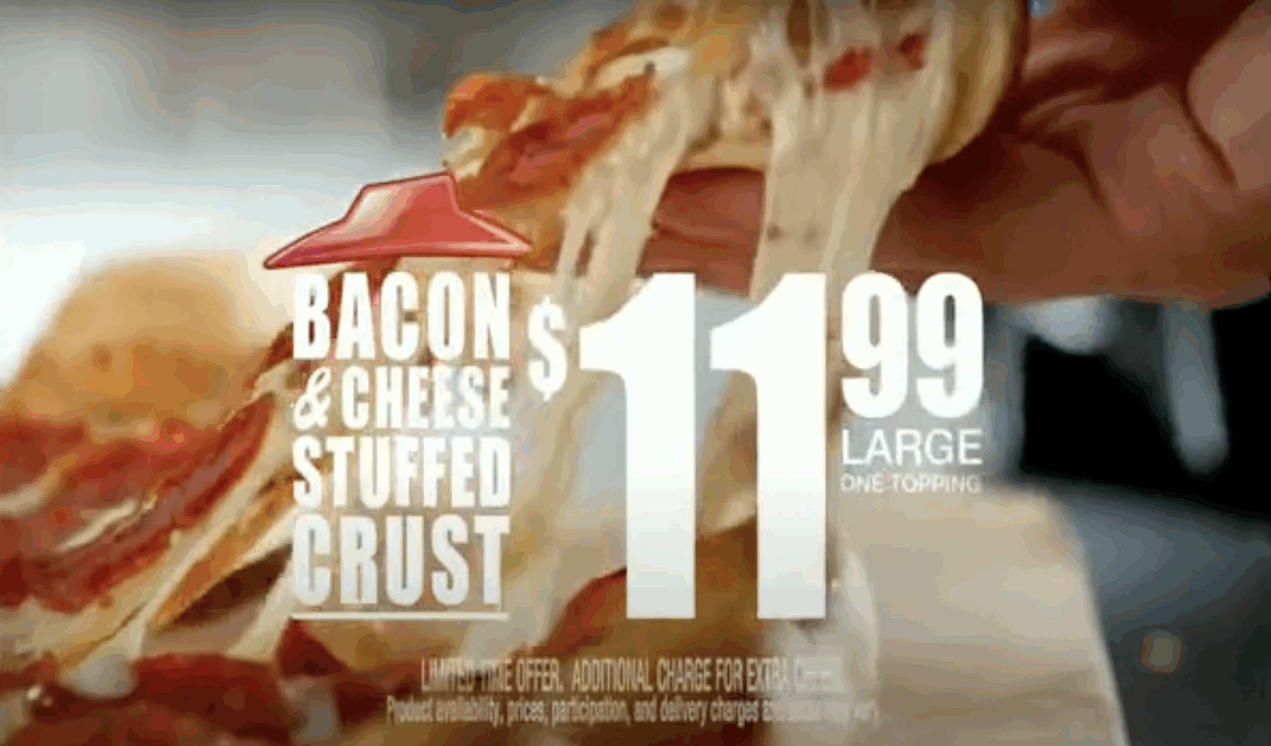 Bacon & Cheese Stuffed Crust Pizza from Pizza Hut
