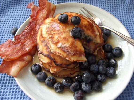 blueberry pancakes