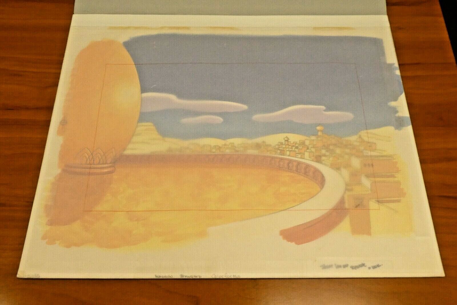 Vintage Disney Aladdin colorform
