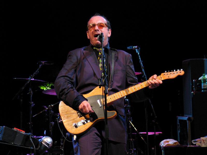 Elvis Costello on stage