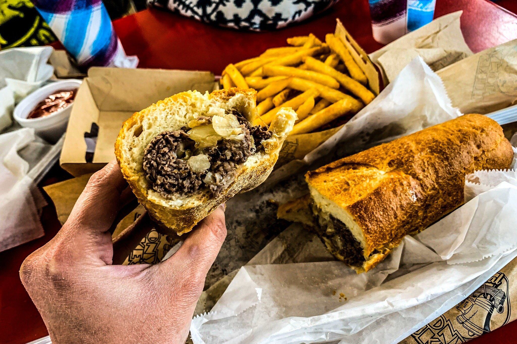Philly Cheesesteak, Tony Luke's, Philadelphia, Pennsylvania