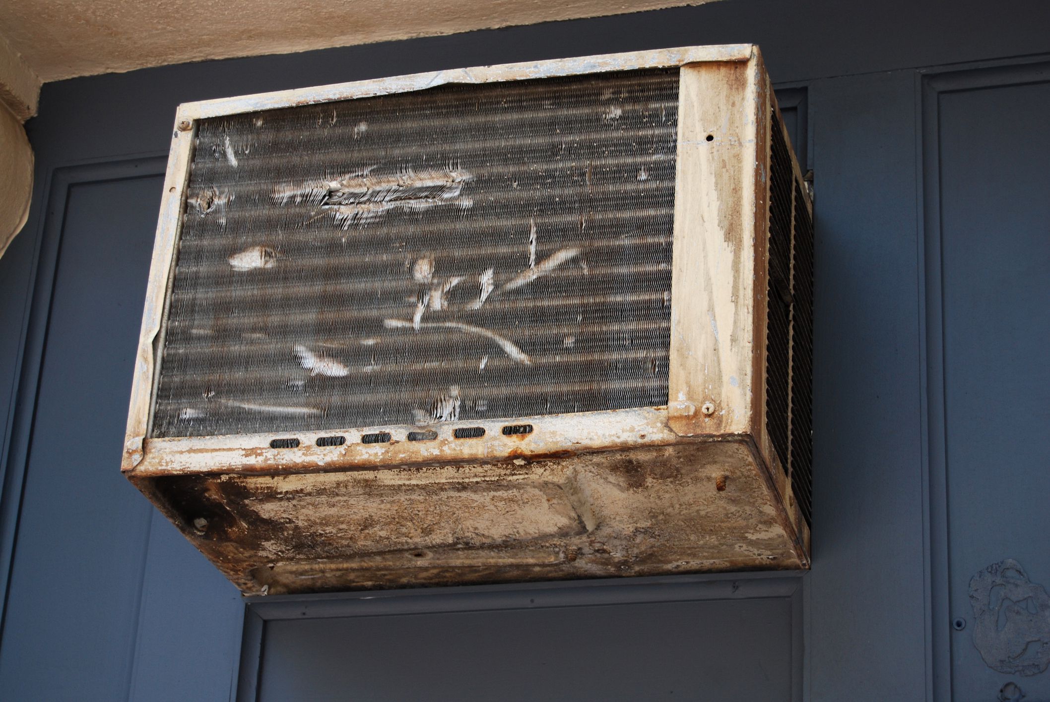 An old air conditioner.