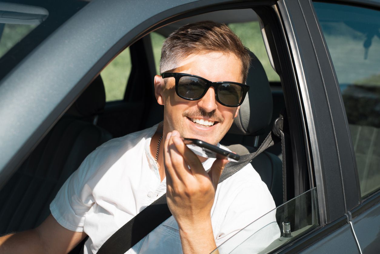 speaker phone while driving