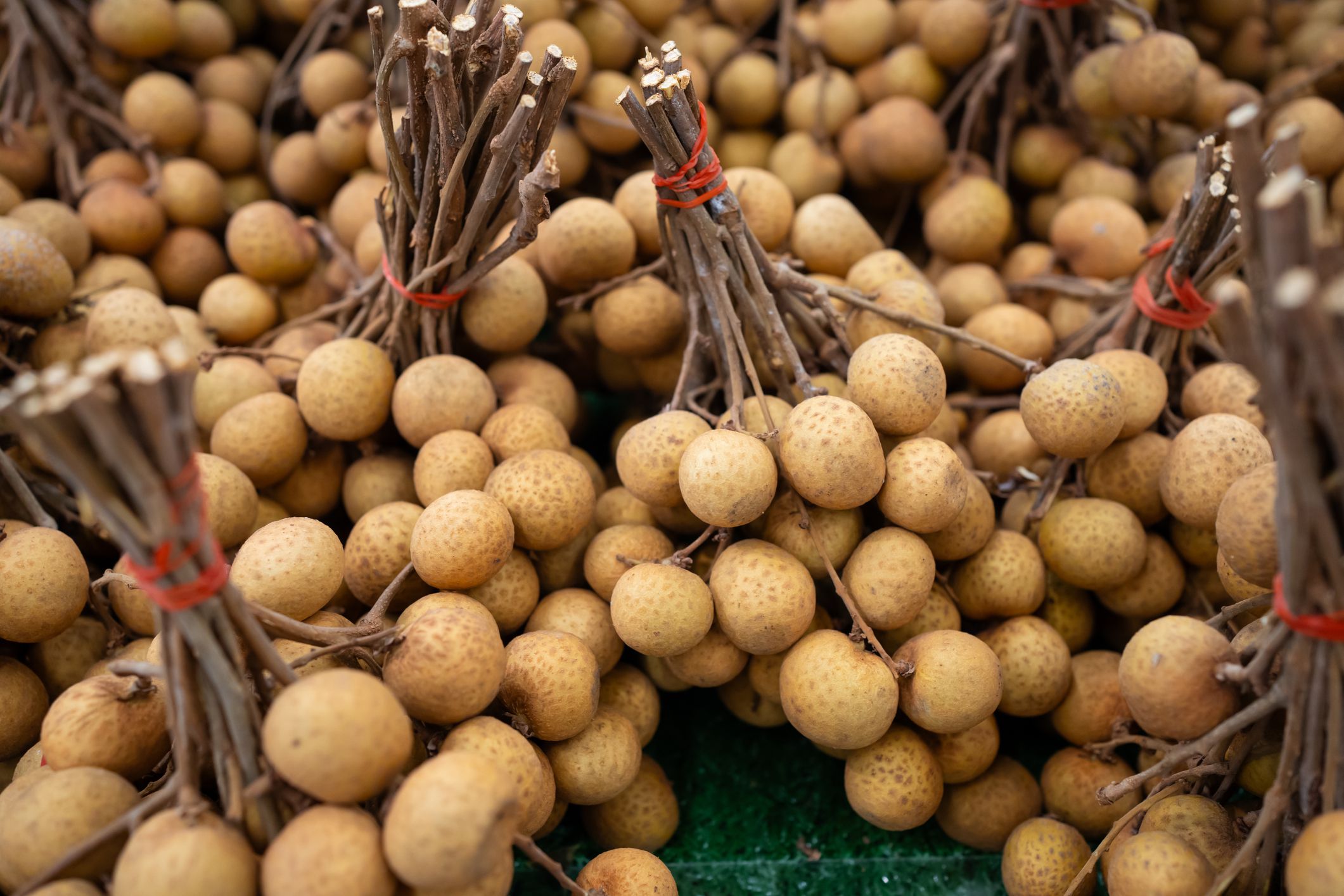 Fresh Dimocarpus Longan display in the super market