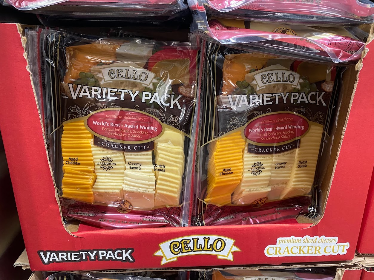 Cello Cracker Cut Cheese Variety Pack Costco
