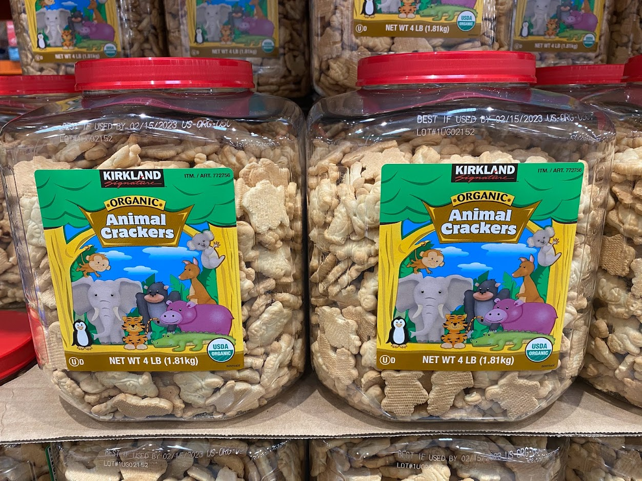 Kirkland Signature Organic Animal Crackers Costco