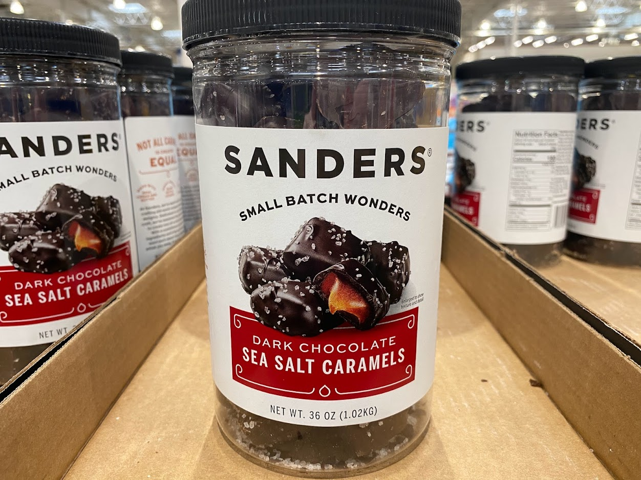 Sanders Dark Chocolate Sea Salt Caramels Costco