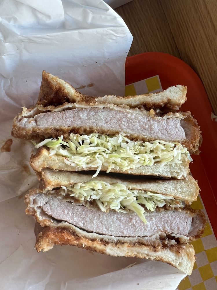 Pork katsu sando from Katsu Sando in Los Angeles