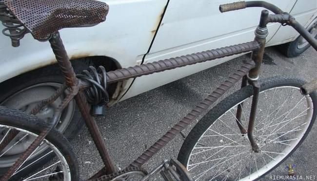 Steel frame bike