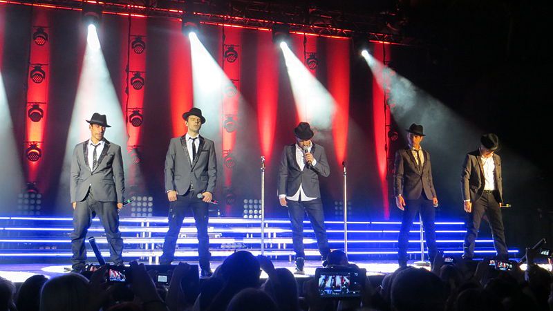New kids on the block on stage