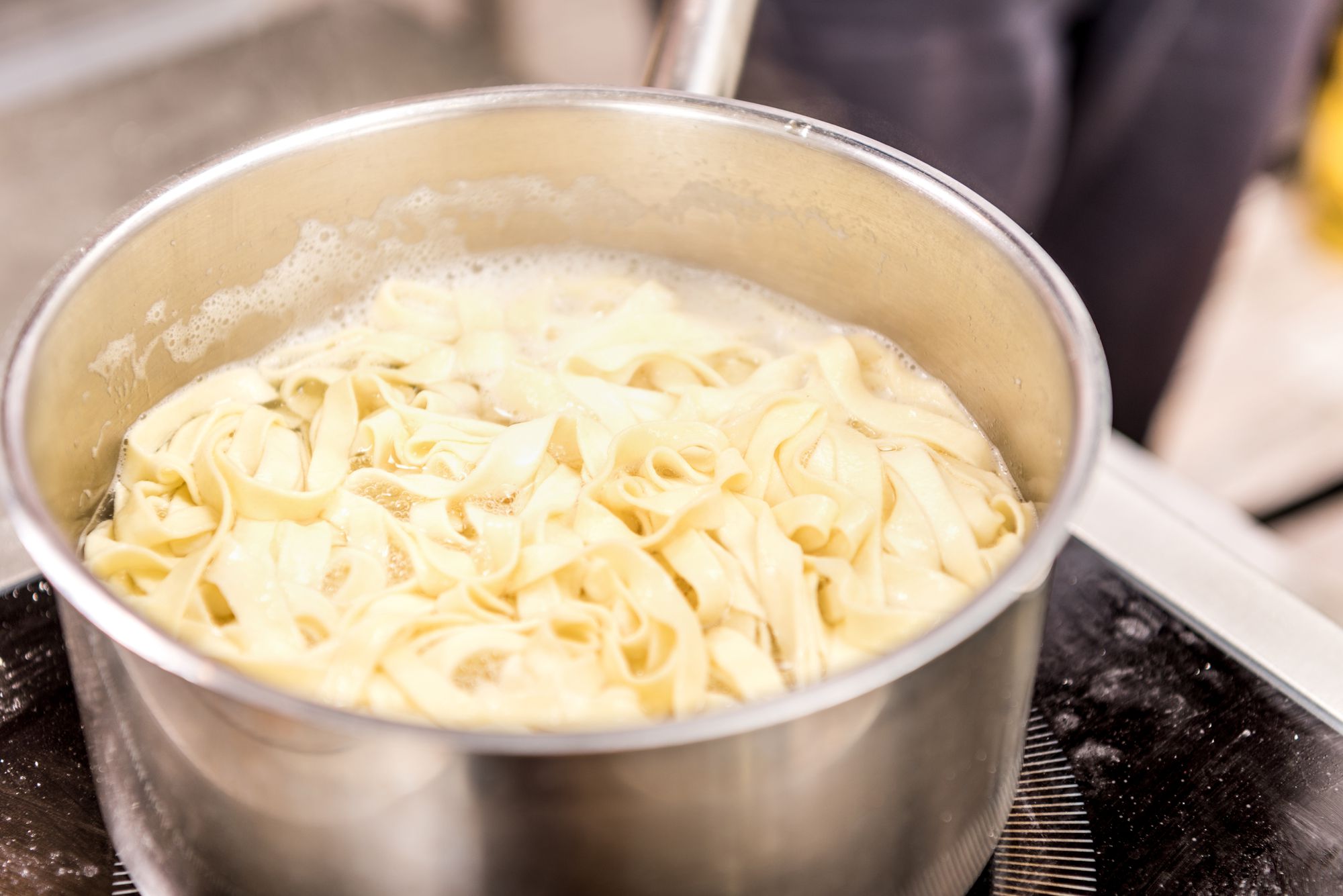 13. Add a Cube of Chicken Stock to Your Pasta Water
