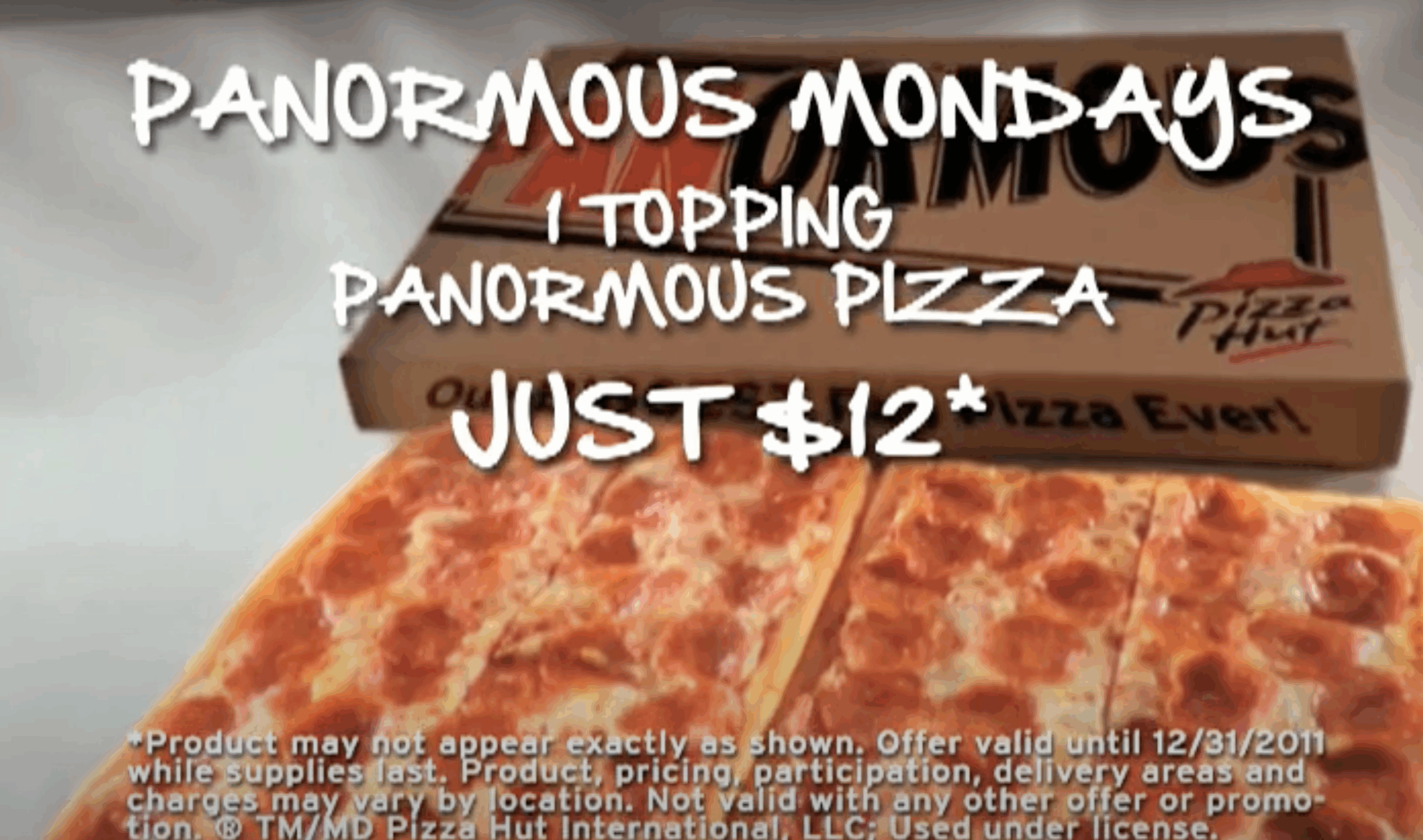 Panormous Pizza from Pizza Hut