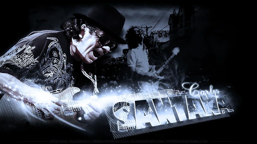 Carlos Santana on stage