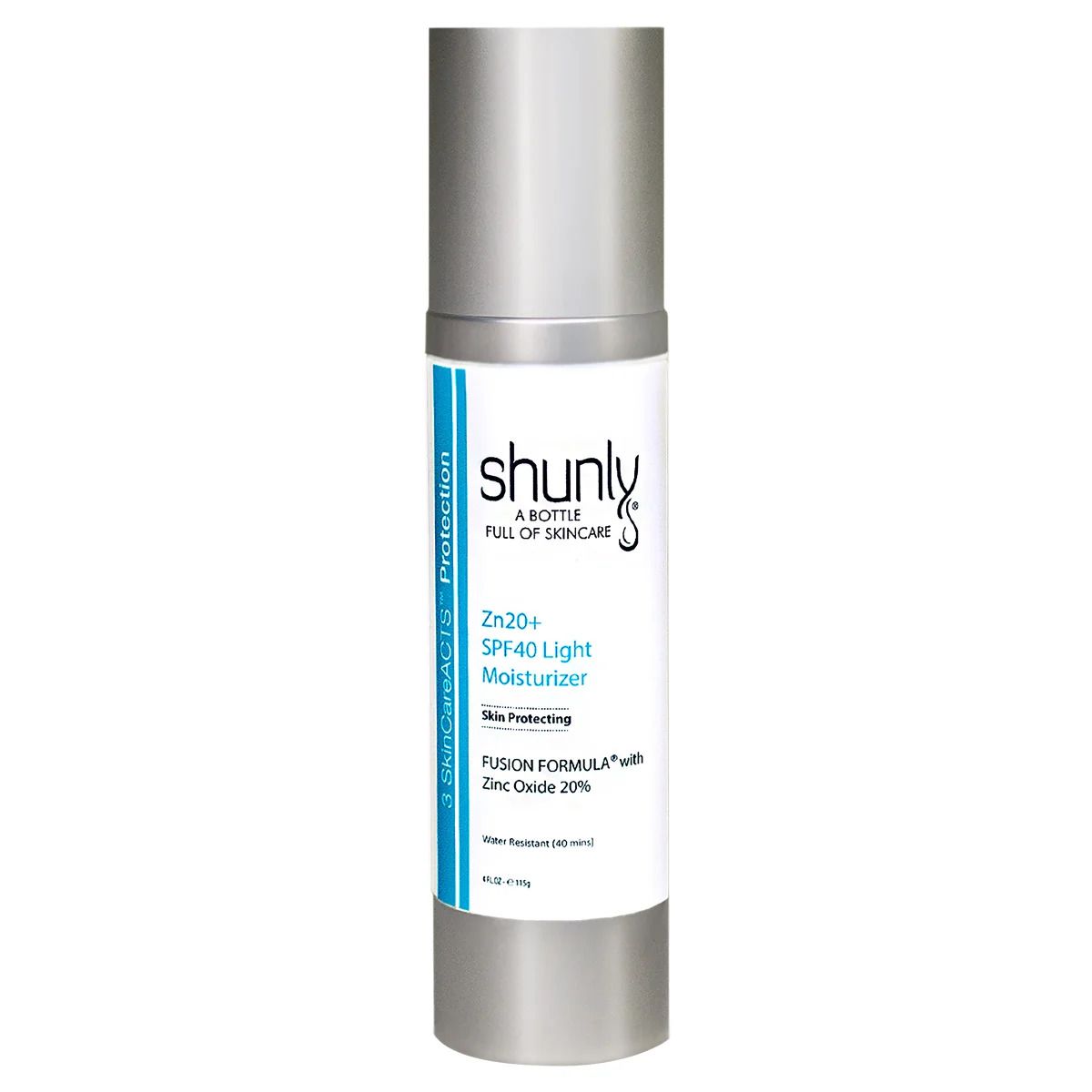 shunly Zn20 + SPF 40 Light Moisturizer, 4.0 fl oz