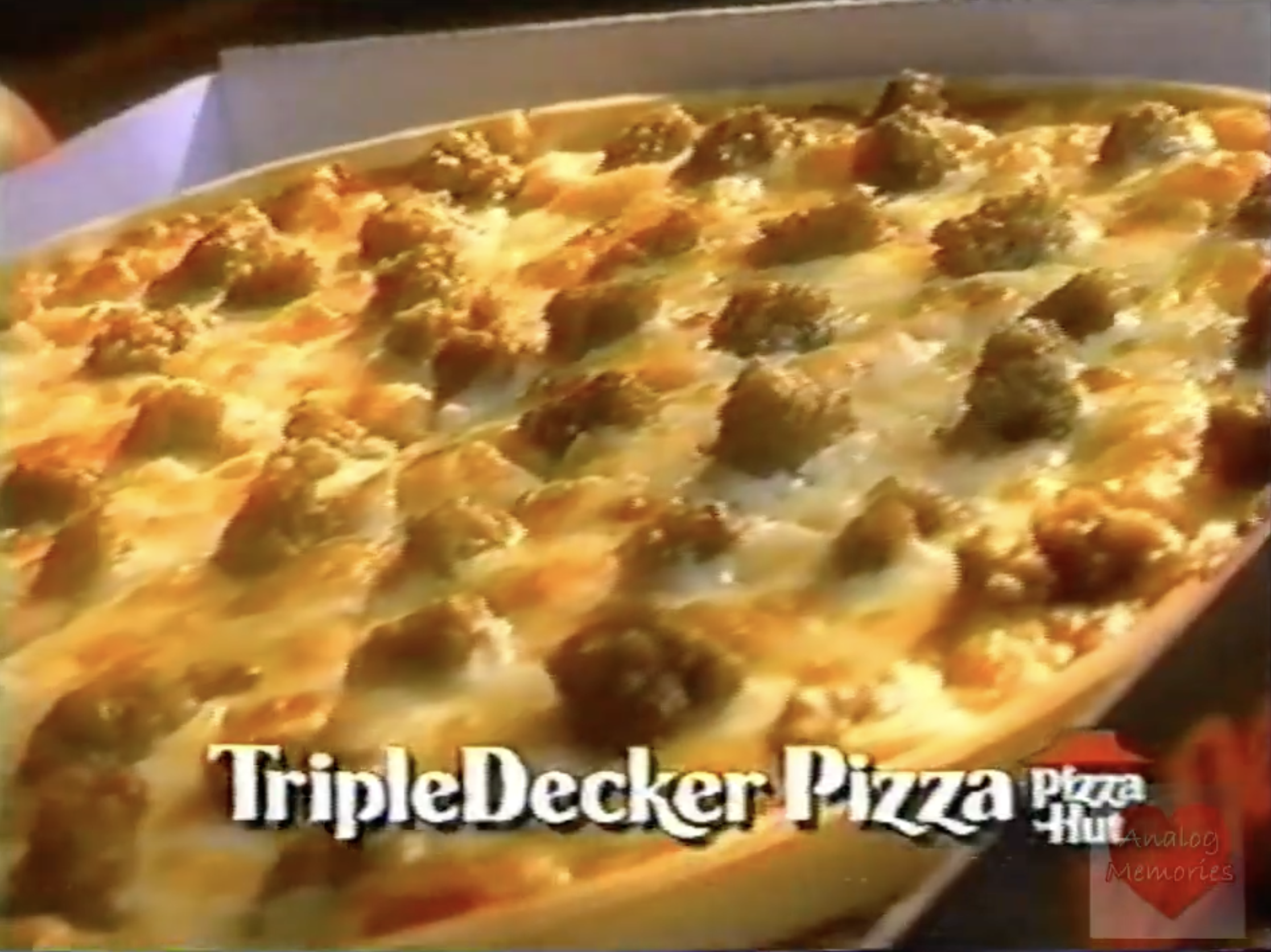 Triple Decker Pizza from Pizza Hut