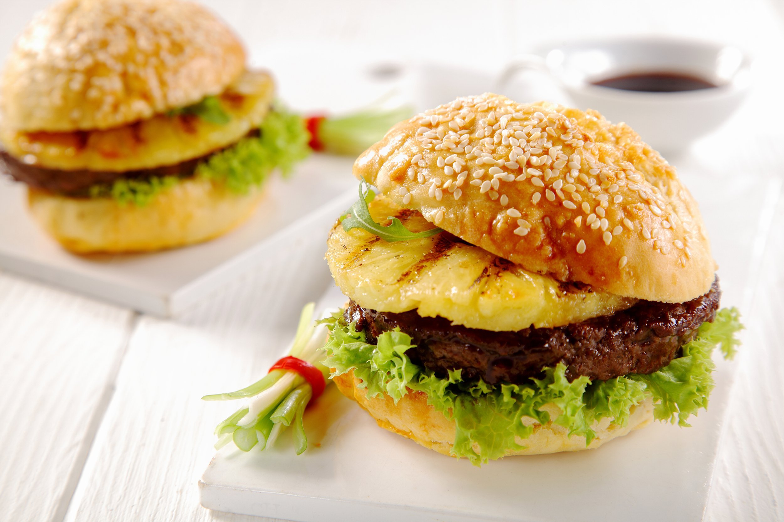 Pineapple on Hamburger