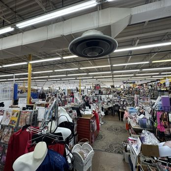 a store and the ceiling
