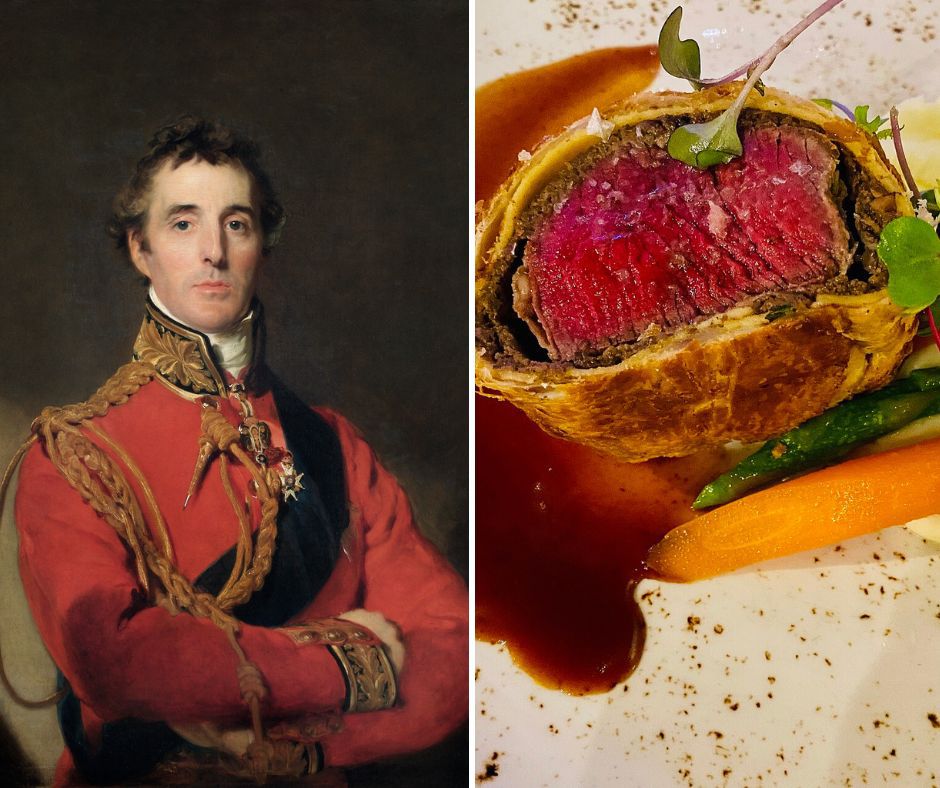 Arthur Wellesley dide by side a beef wellington