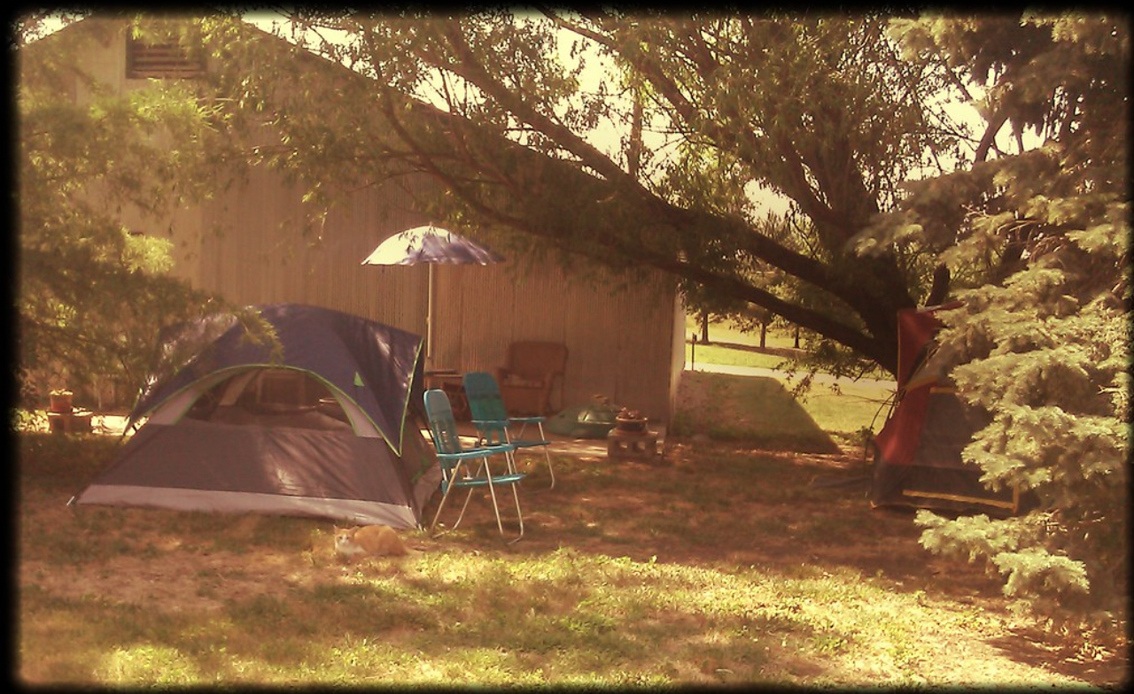 6. Camping in the Backyard