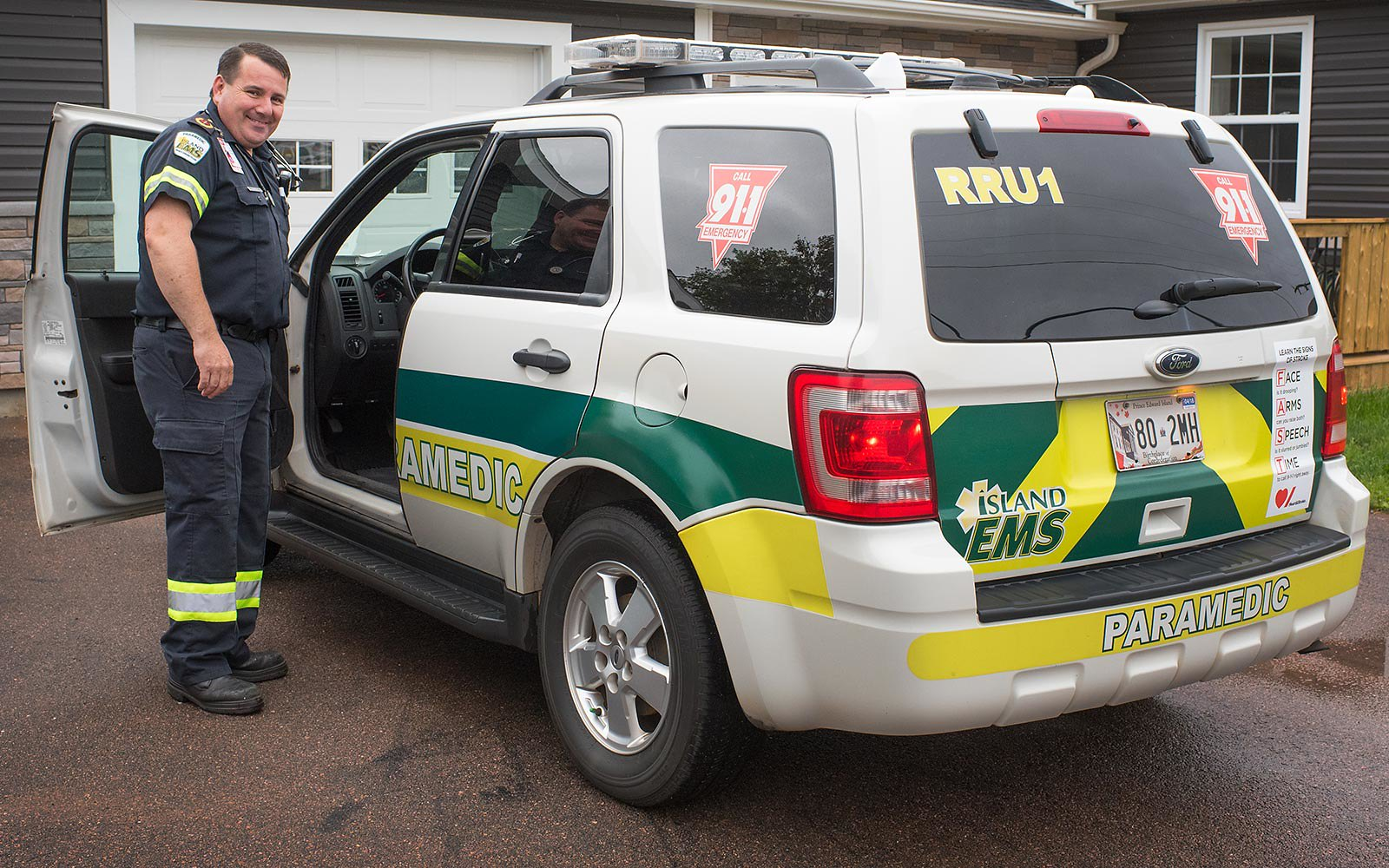 EMT Paramedic Working Out of an Rapid Response Unit in Western Prince Edward Island, Canada