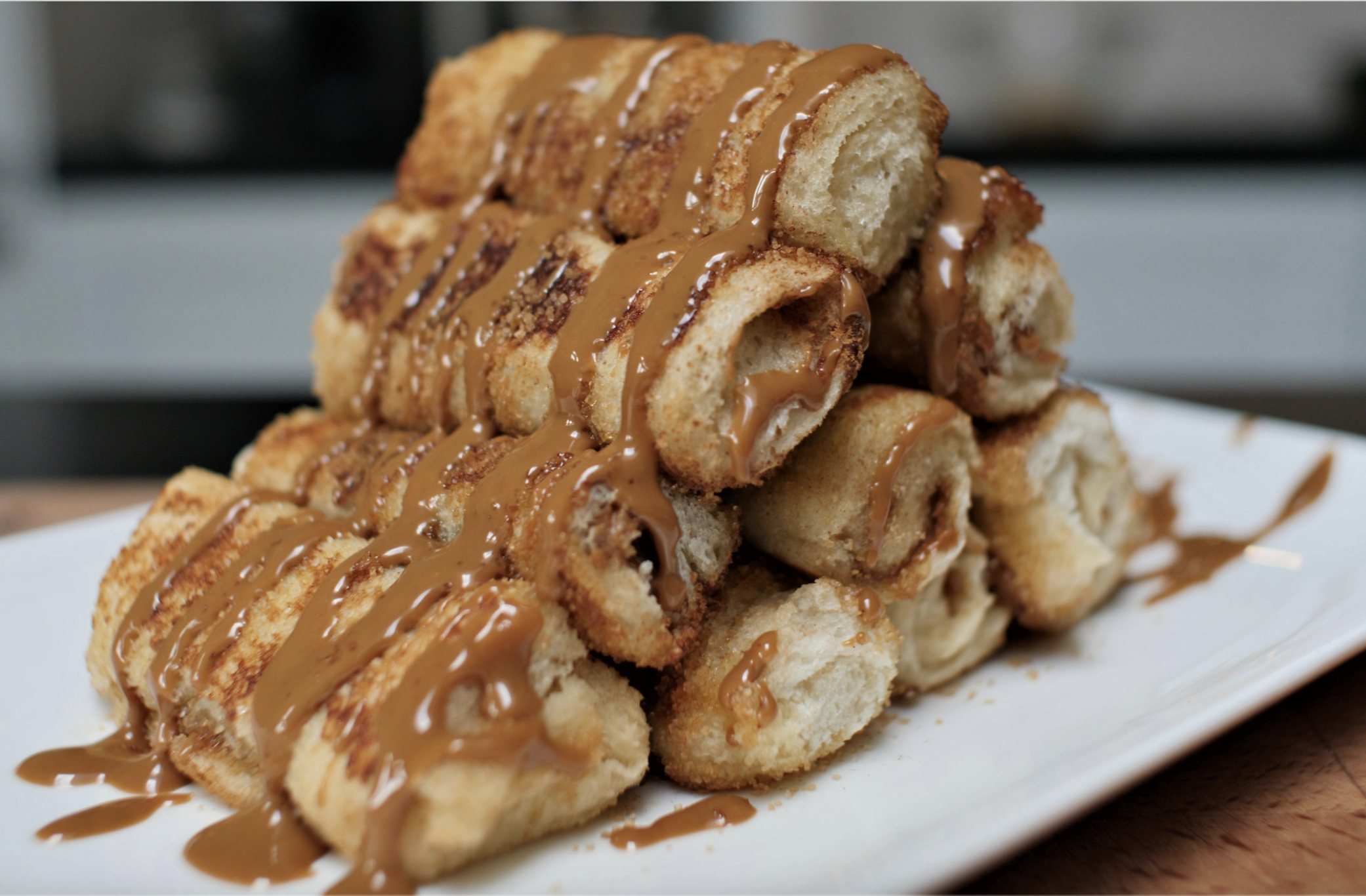 Biscoff French Toast Roll-ups