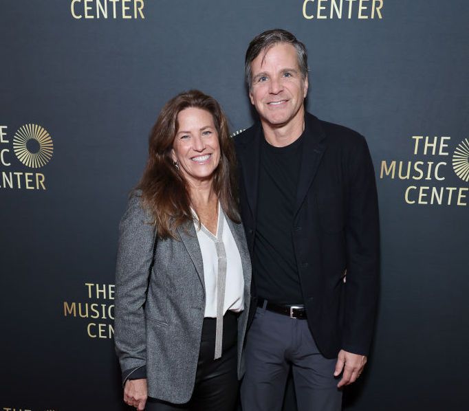 Tamara Hughes Gustavson and Eric Gustavson attend Live at The Music Center: