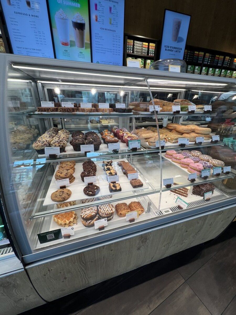 Pastries for Sale at a Starbucks, Switzerland