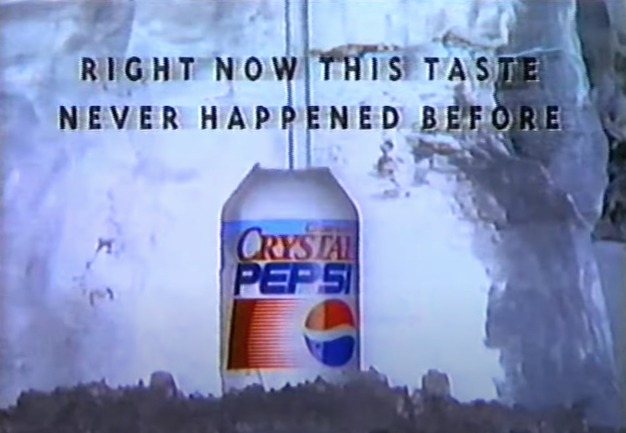 Crystal Pepsi Ad 2