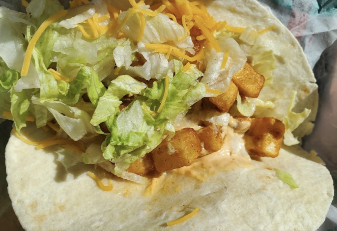 Taco Bell Spicy Potato Soft Taco