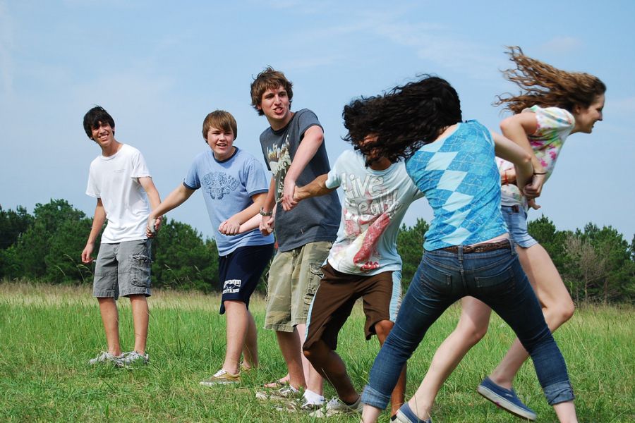 10. Playing Red Rover