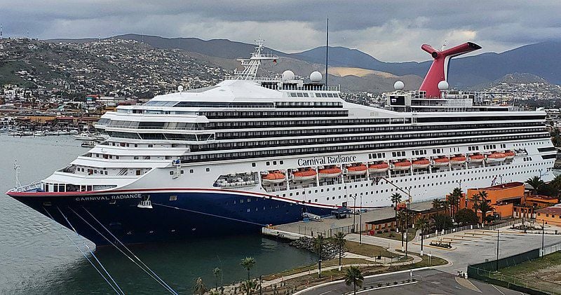 Carnival radiance docked