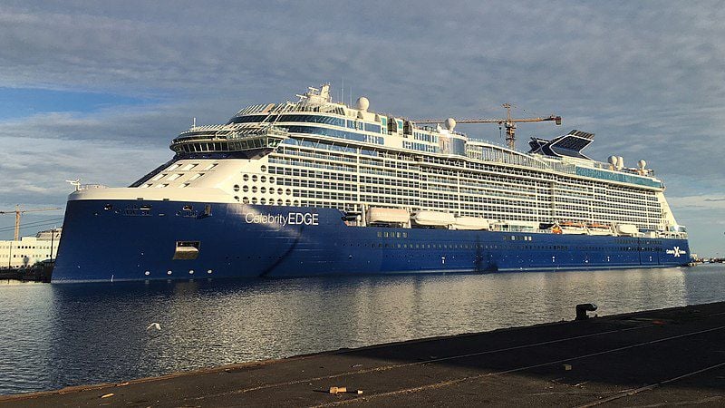 Celebrity Edge docked
