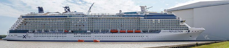 Cruise ship docked