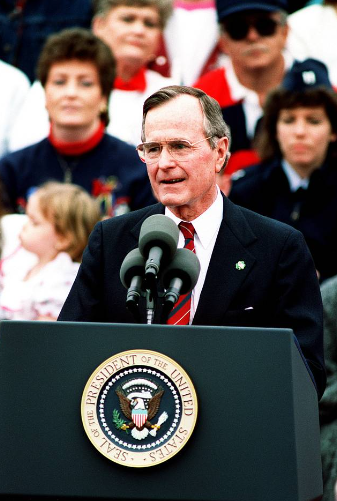 President George H. W. Bush Speaking